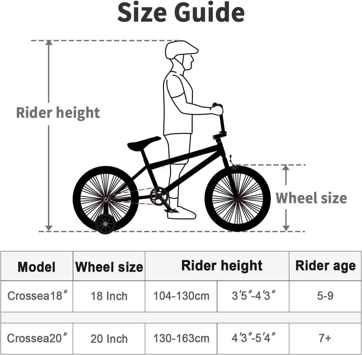 BMX Bike 20 Inch for Kids Beginners k7