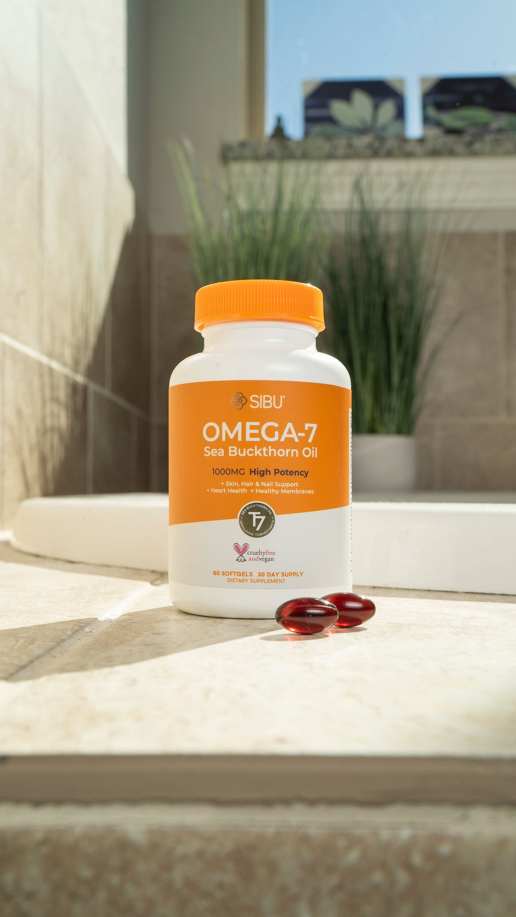 Sea Buckthorn Omega-7 Softgels 120ct a7