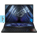 ASUS ROG Zephyrus Duo 16 Gaming Laptop 16'' 165Hz IPS Touchscreen WUXGA (1920x1200) (AMD Ryzen 7 6800H, 16GB DDR5, 2x2TB PCIe SSD RAID 1 (2TB), GeForce RTX 3060, Win10Pro) w/Hub