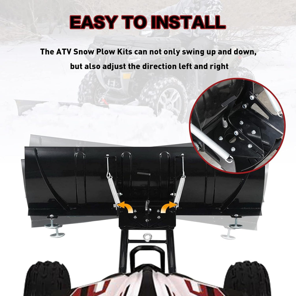 ATV Snow Plow 45 Inch Heavy Duty Universal Kit A7
