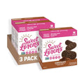 Sweet Loren's Vegan Breakfast Biscuits | Blueberry | 4g Protein, 19g Whole Grains | Plant Based, Gluten Free, Dairy Free, Nut Free Snacks | 6 Pack (30 Total Biscuits, 1.6 ounce each)
