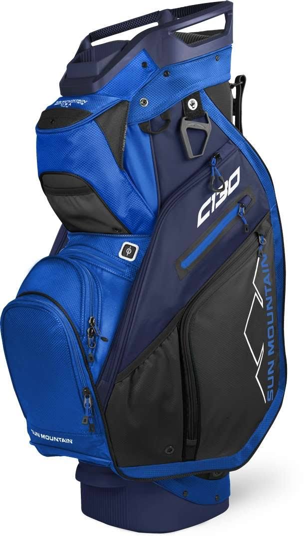 Golf Cart Bag Black Charcoal White Red k7