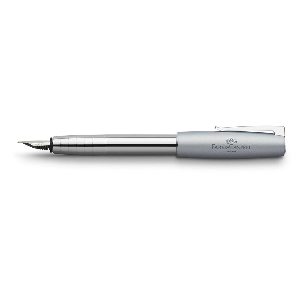 Fountain Pen Metallic Light Blue Broad k7