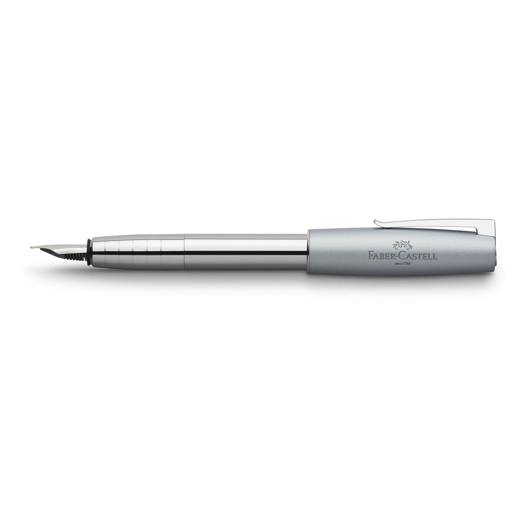 Fountain Pen Metallic Light Blue Broad k7