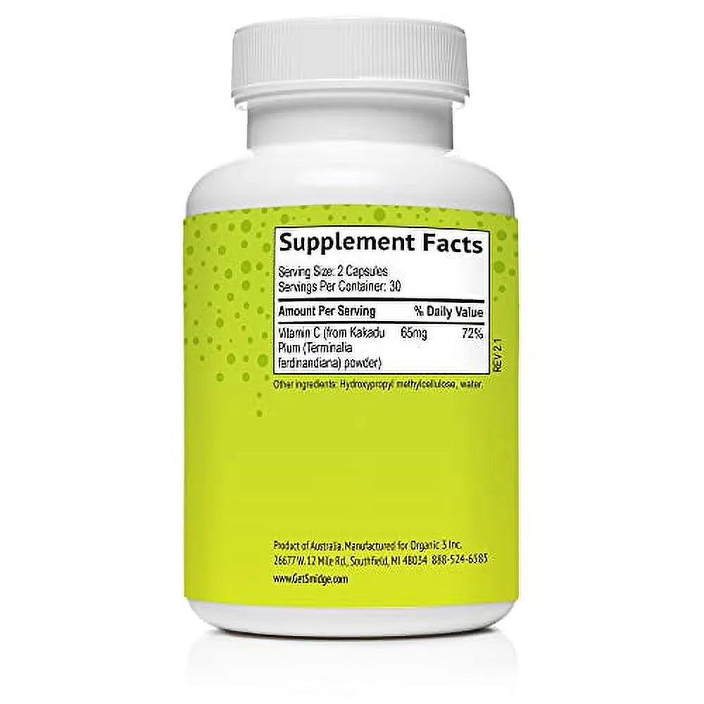 Kakadu Plum Capsules 60 ct, Non-GMO Vitamin C a7