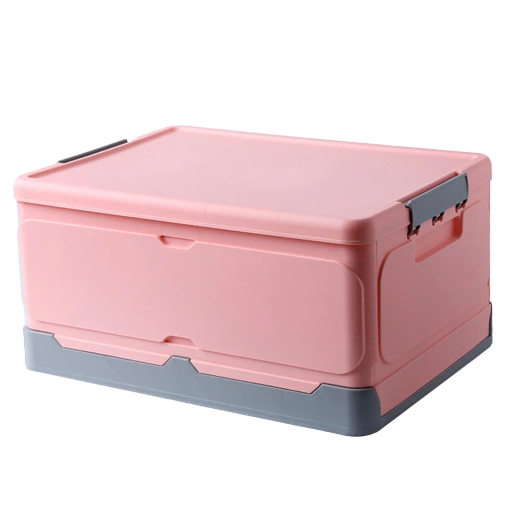 Foldable Storage Box with Lid for Home Dorm Room P7k