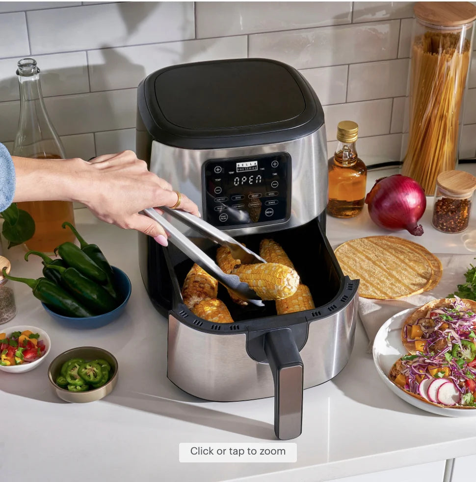 4.2 qt Digital Air Fryer Stainless Steel a7