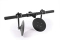 Heavy Hitch Multi-Purpose Disc Cultivator Garden Bedder Attachment with S-Tines and Row Maker Insert Powdercoated in Green | USA Made for Small Tractor Applications