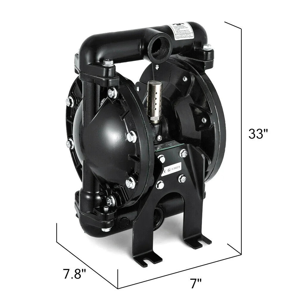 AODD Pump 1" Inlet Outlet 35GPM 120PSI k7