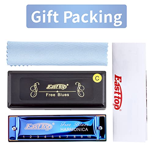 Harmonica Key of C, 10 Holes 20 Tones Mouth Organ a7
