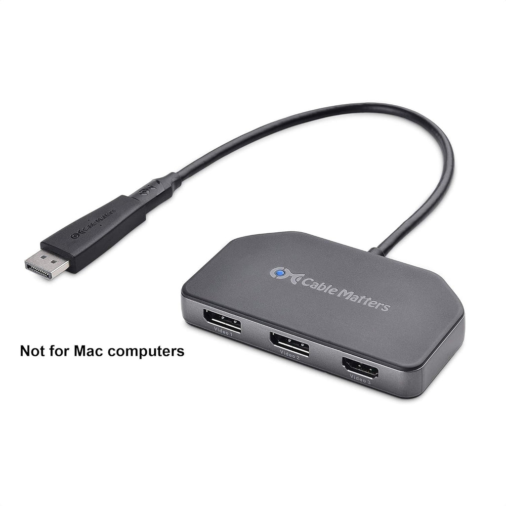 4K DisplayPort Splitter Hub with 8K Ports and HDMI k7