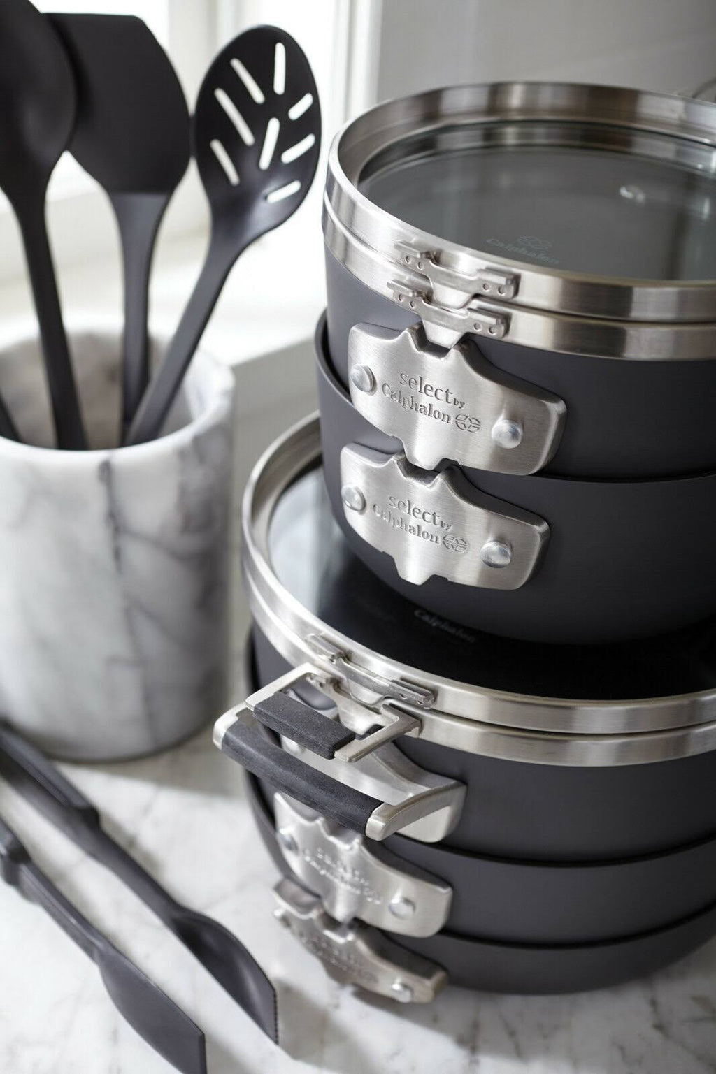 Hard-Anodized Nonstick 14 Piece Cookware Set k7