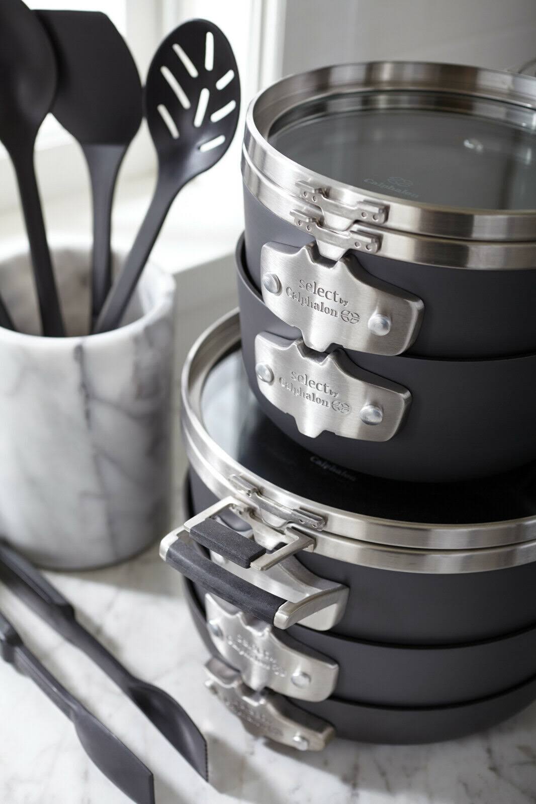 Hard-Anodized Nonstick 14 Piece Cookware Set k7