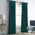 Dreaming Casa Darkening Black Velvet Curtains for Living Room Thermal Insulated Rod Pocket Back Tab Window Curtain for Bedroom 2 Panels 52" W x 84" L