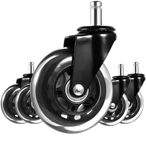Office Chair Replacement Caster Soft Rubber Wheels Universal Roller K7m