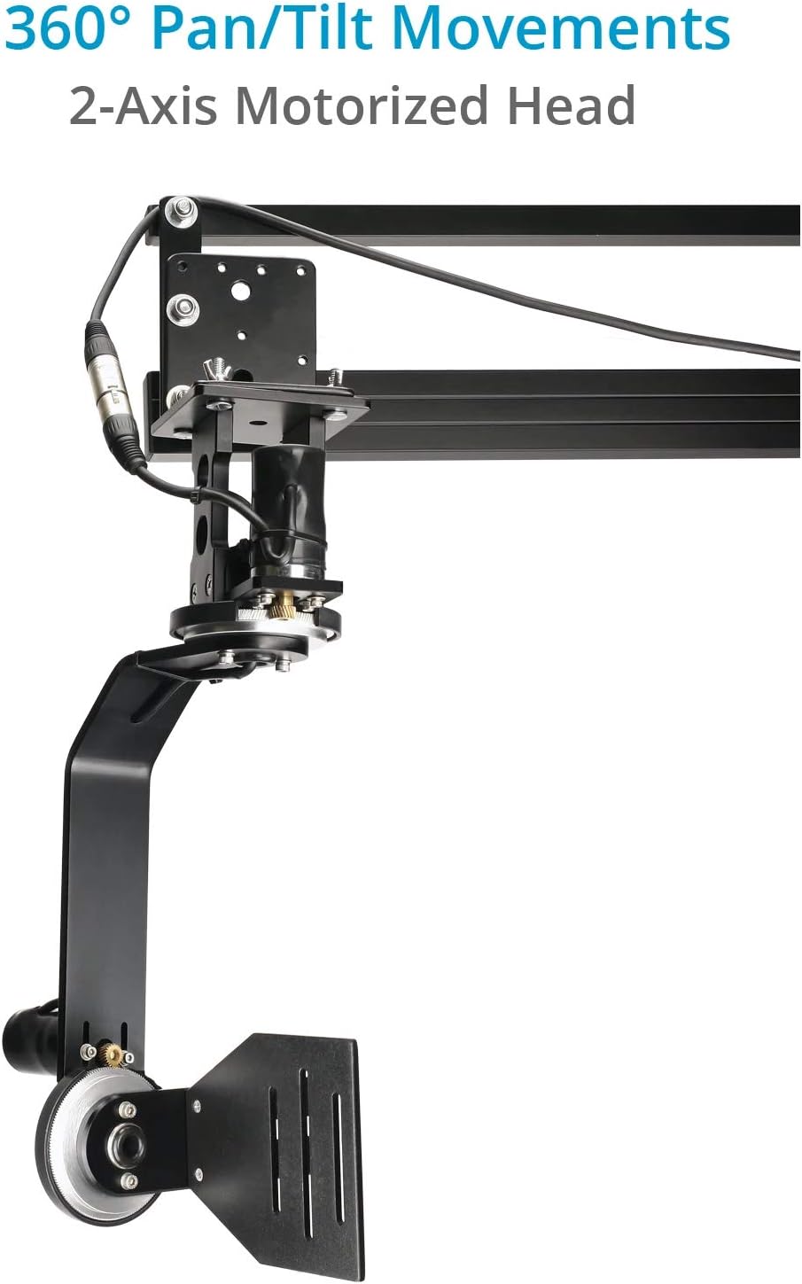 Camera Jib Arm Crane with Motorized Pan Tilt Head a7