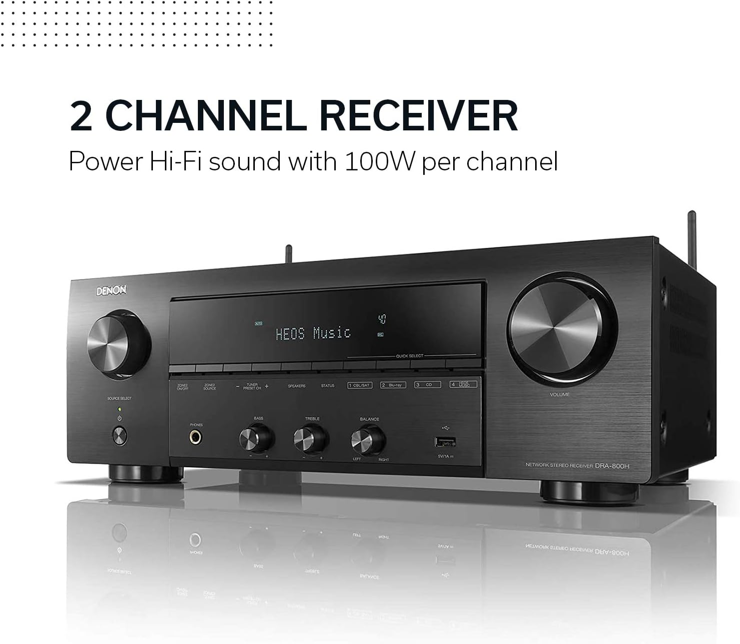 Stereo Network Receiver with HDCP 2.3 and ARC Support k7