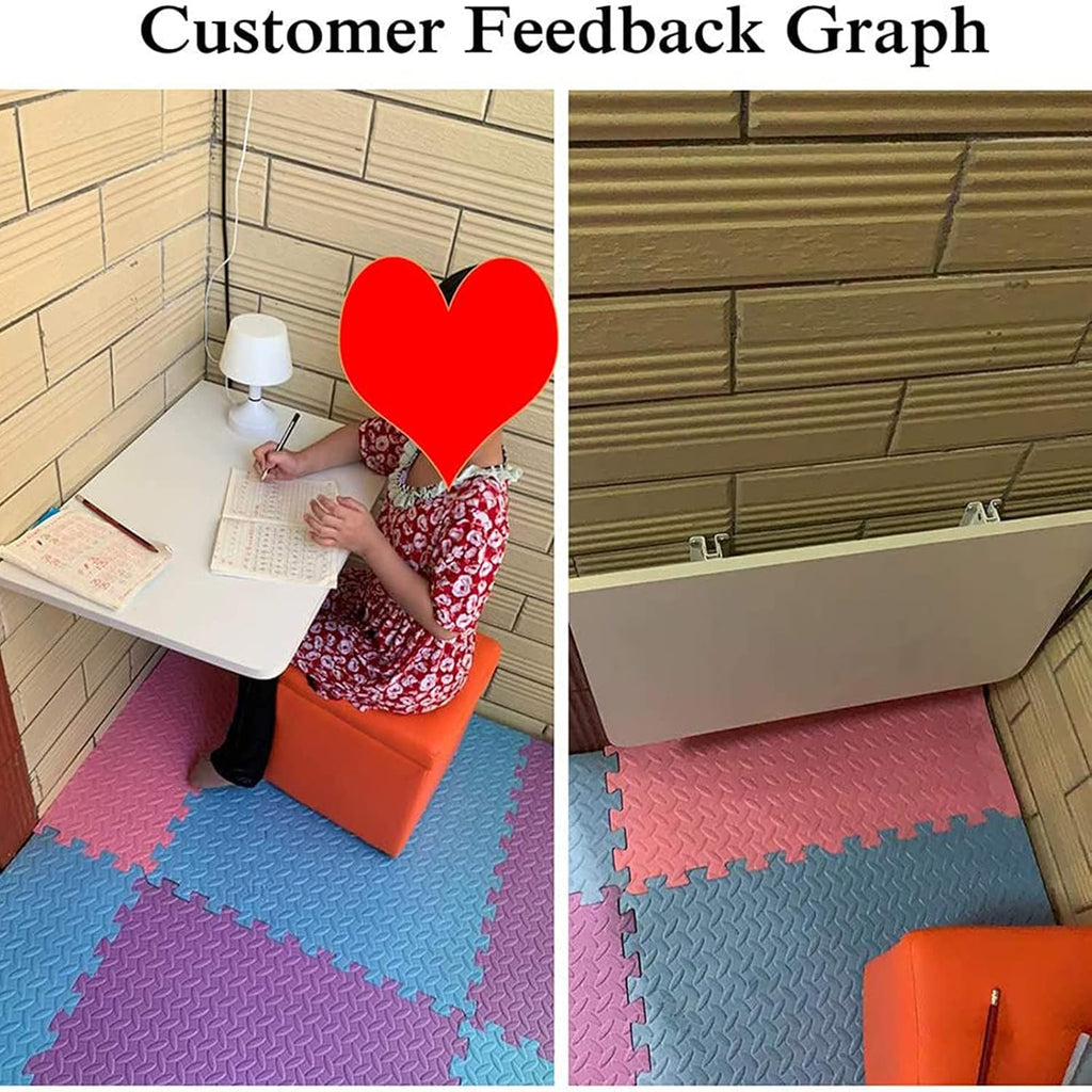 Wall Mounted Fold Down Desk for Small Spaces 7k