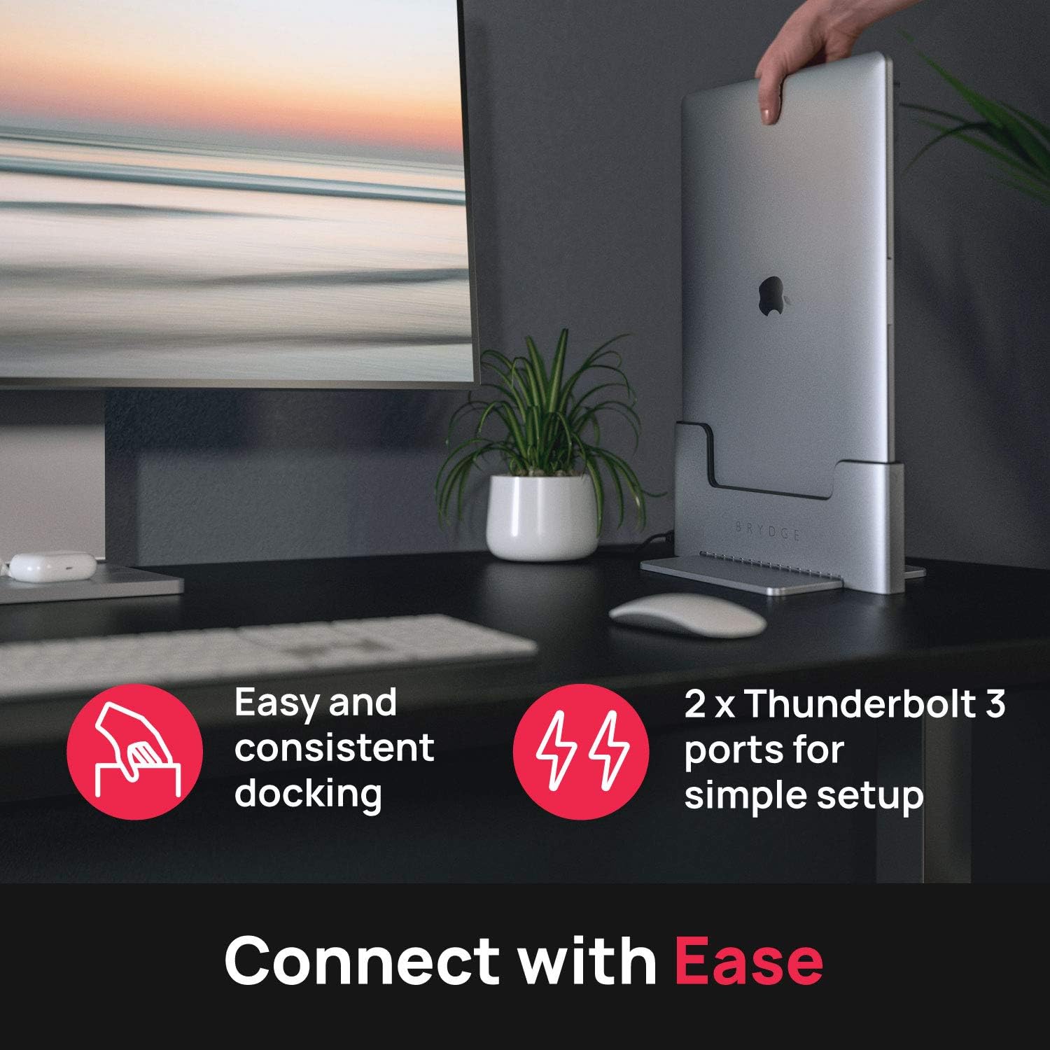 Vertical Docking Station for 16-inch MacBook Pro Touch Bar 7q