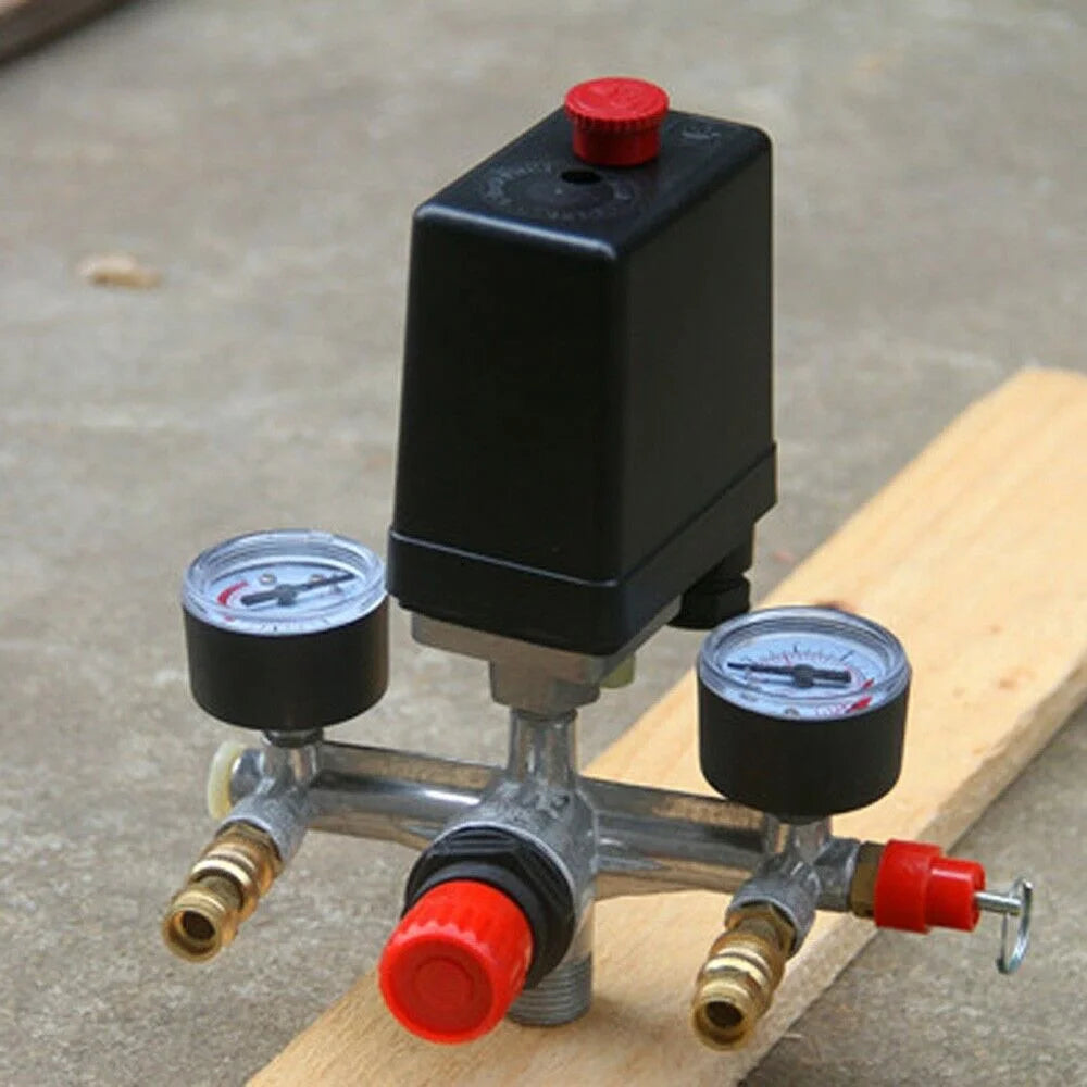 Air Compressor Pressure Switch Valve Manifold Assembly k7