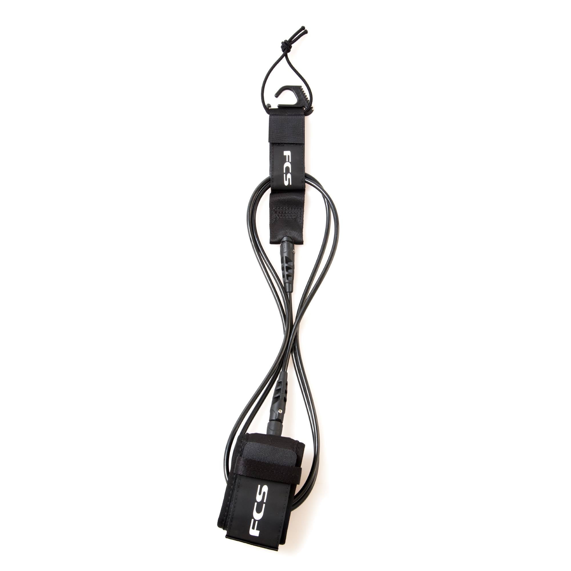 Longboard Leash Black 9ft Calf k7