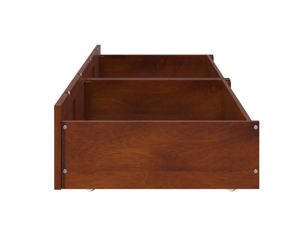 Solid Wood Under Bed Storage Drawers 2 Pack A7