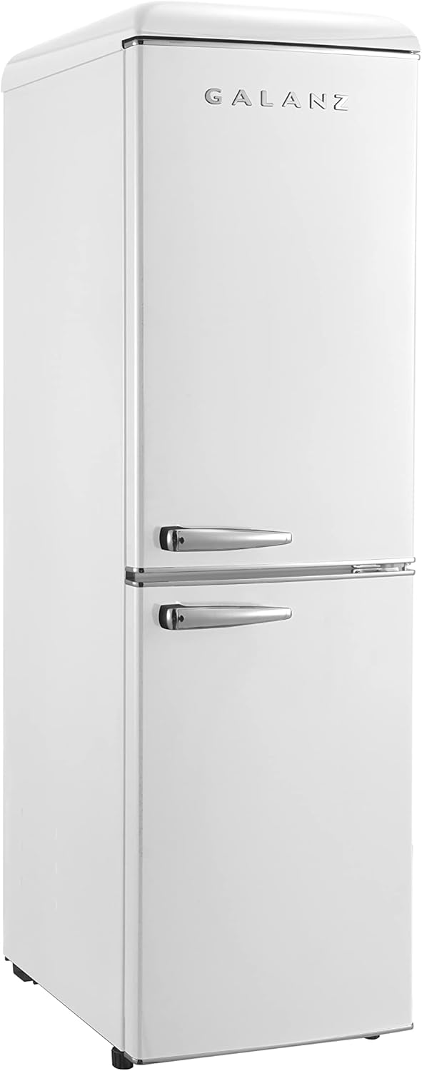 Retro Top Freezer Refrigerator Frost Free Dual Door 10 Cu Ft A7