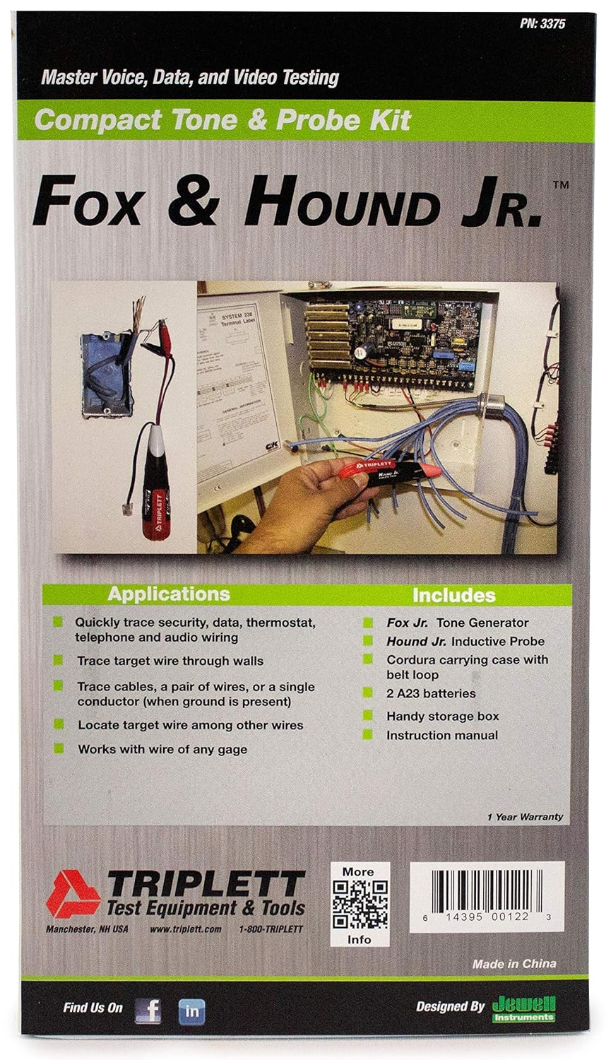 Tone and Probe Wire Trace Cable Test Kit r7K
