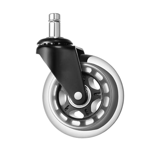 Office Chair Replacement Caster Soft Rubber Wheels Universal Roller K7m