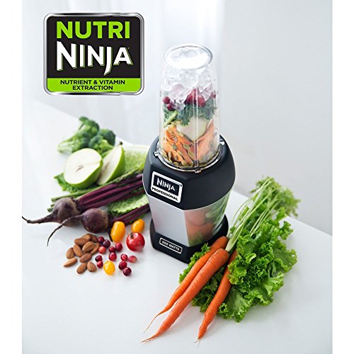 Personal Blender with 3 Single-Serve Cups & Recipe Book, Stainless Steel/Black a7
