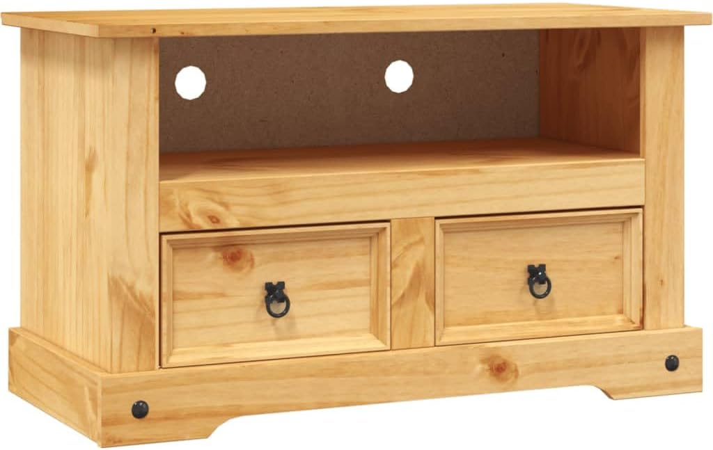 TV Stand Retro Low Console for Living Room Entryway A7