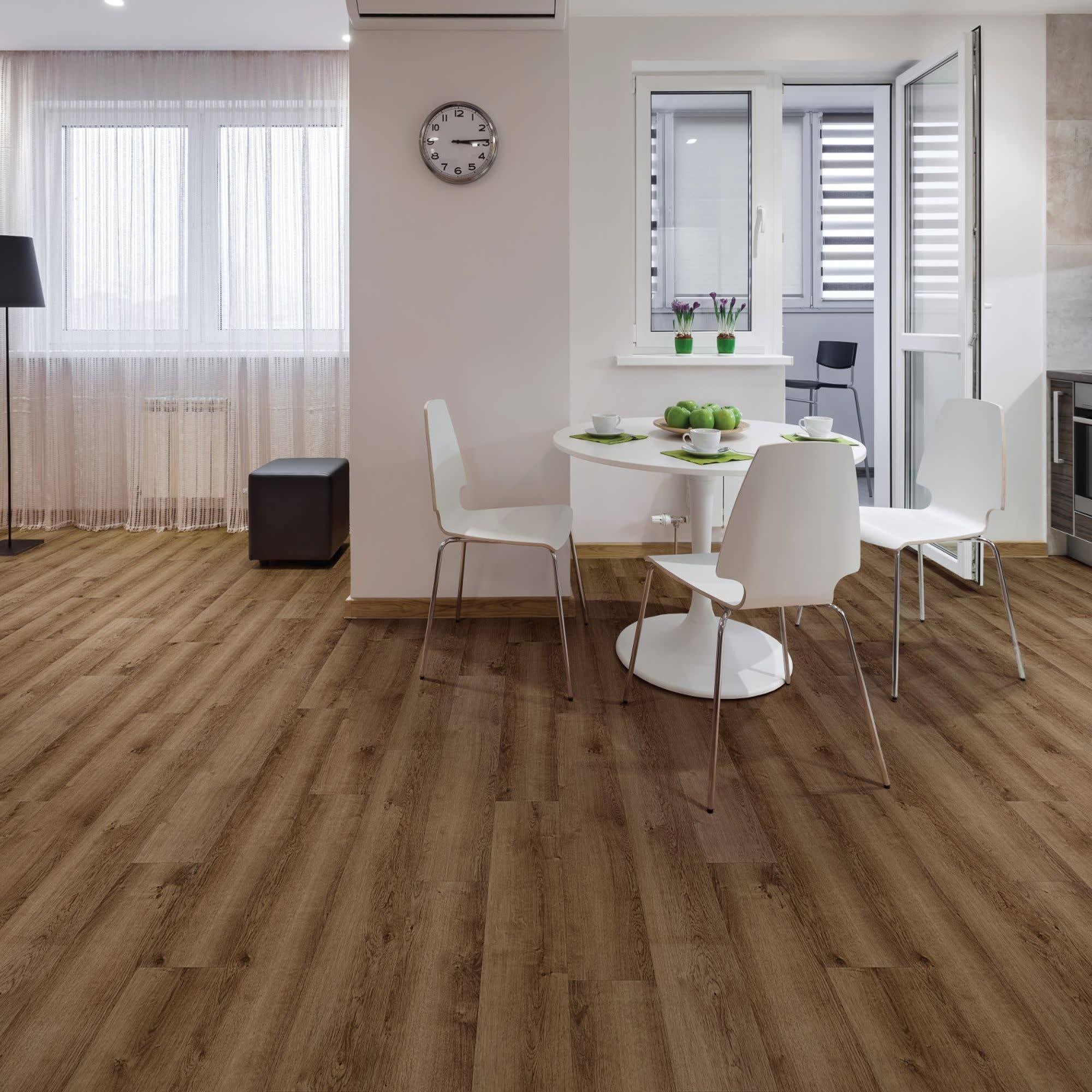 Embossed Vinyl Plank Flooring 28.84 SF Carton Hobbs Oak a7