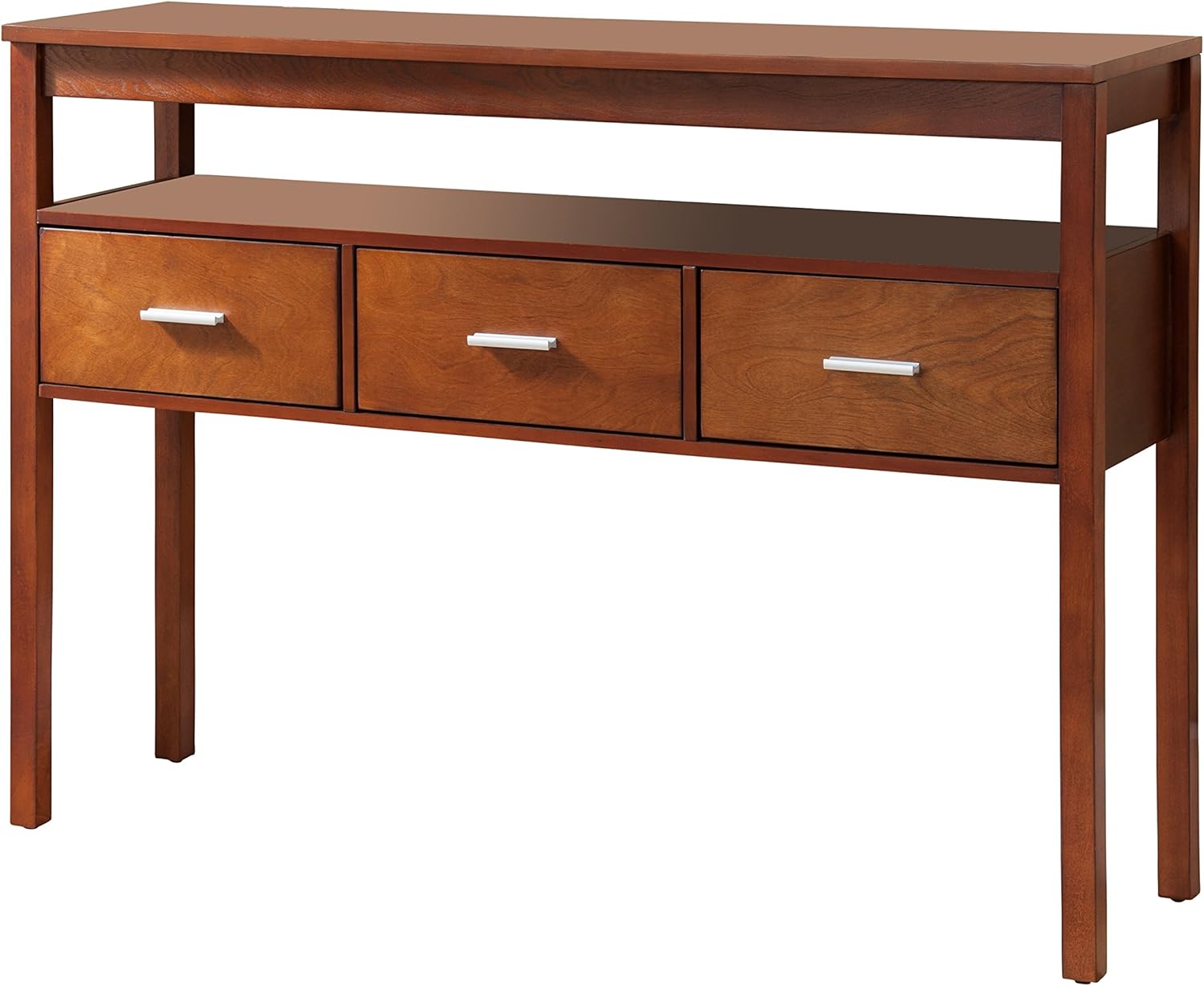 Walnut Wood Console Table Hall Cabinet A7