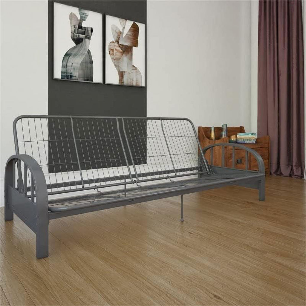 Futon Frame Gunmetal Grey k7