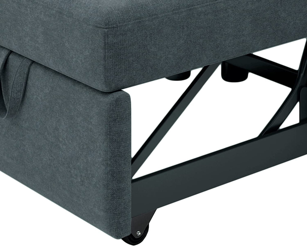Sleeper Chair Convertible Sofa Bed Dark Blue k7