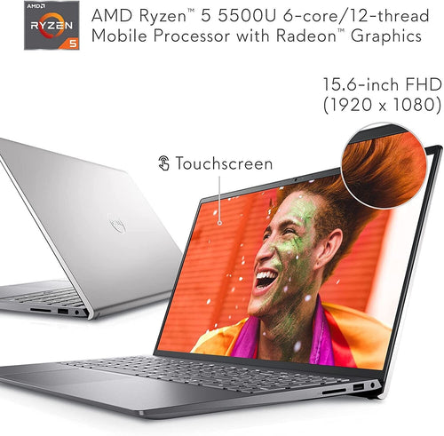 15.6" Touchscreen Laptop FHD Ryzen 5 8GB RAM 256GB SSD W11 A7k