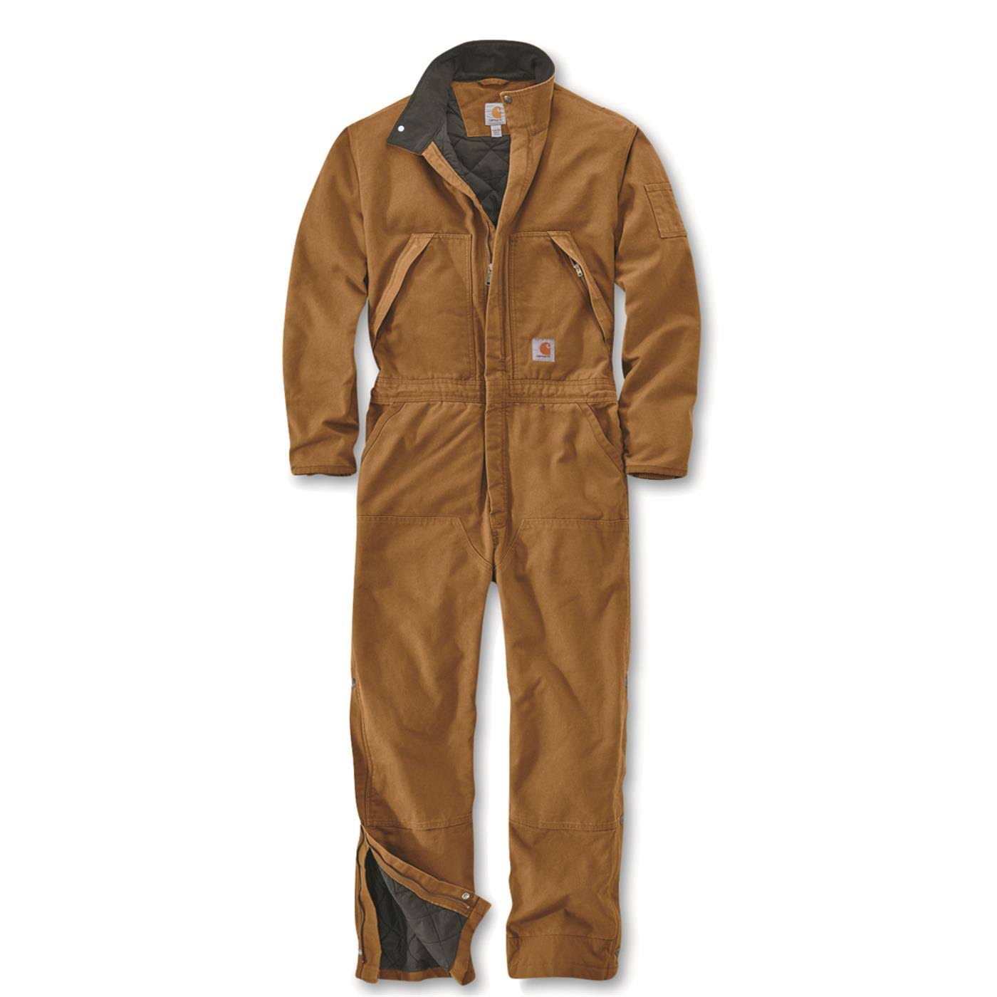 Insulated Coverall Brown Lg 7k