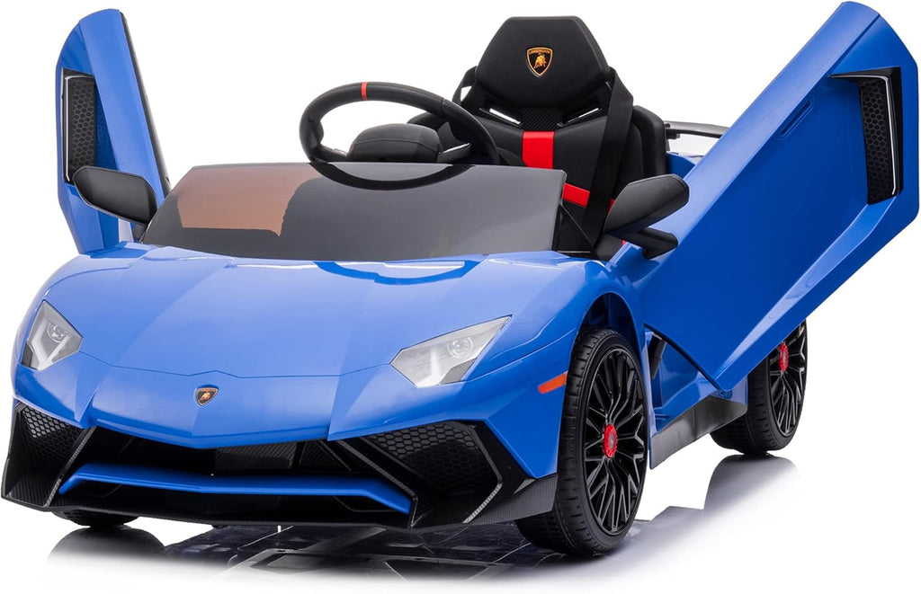 Electric Ride On Sports Car Toy with Parent Control, LED Lights a7
