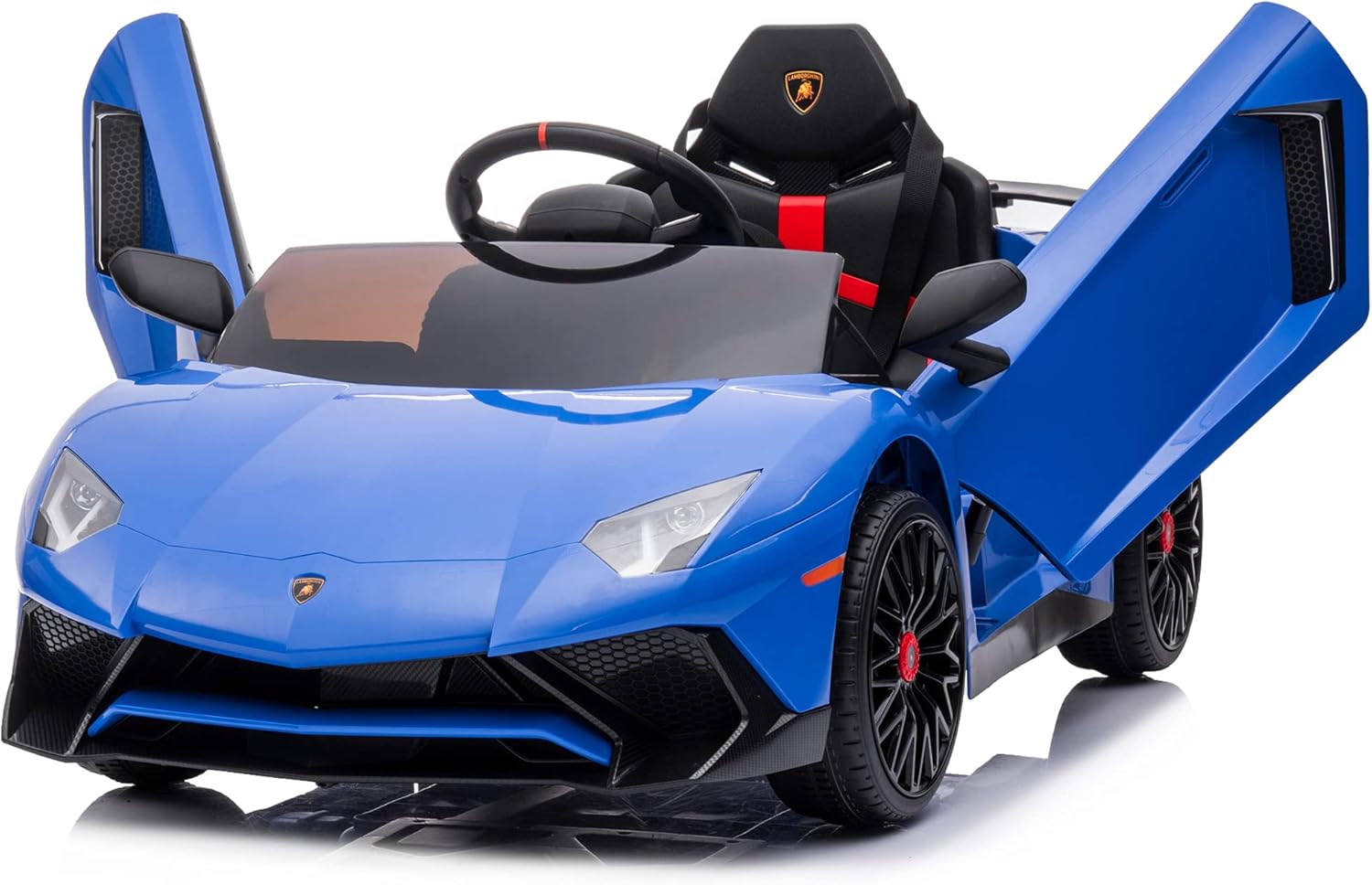 Electric Ride On Sports Car Toy with Parent Control, LED Lights a7