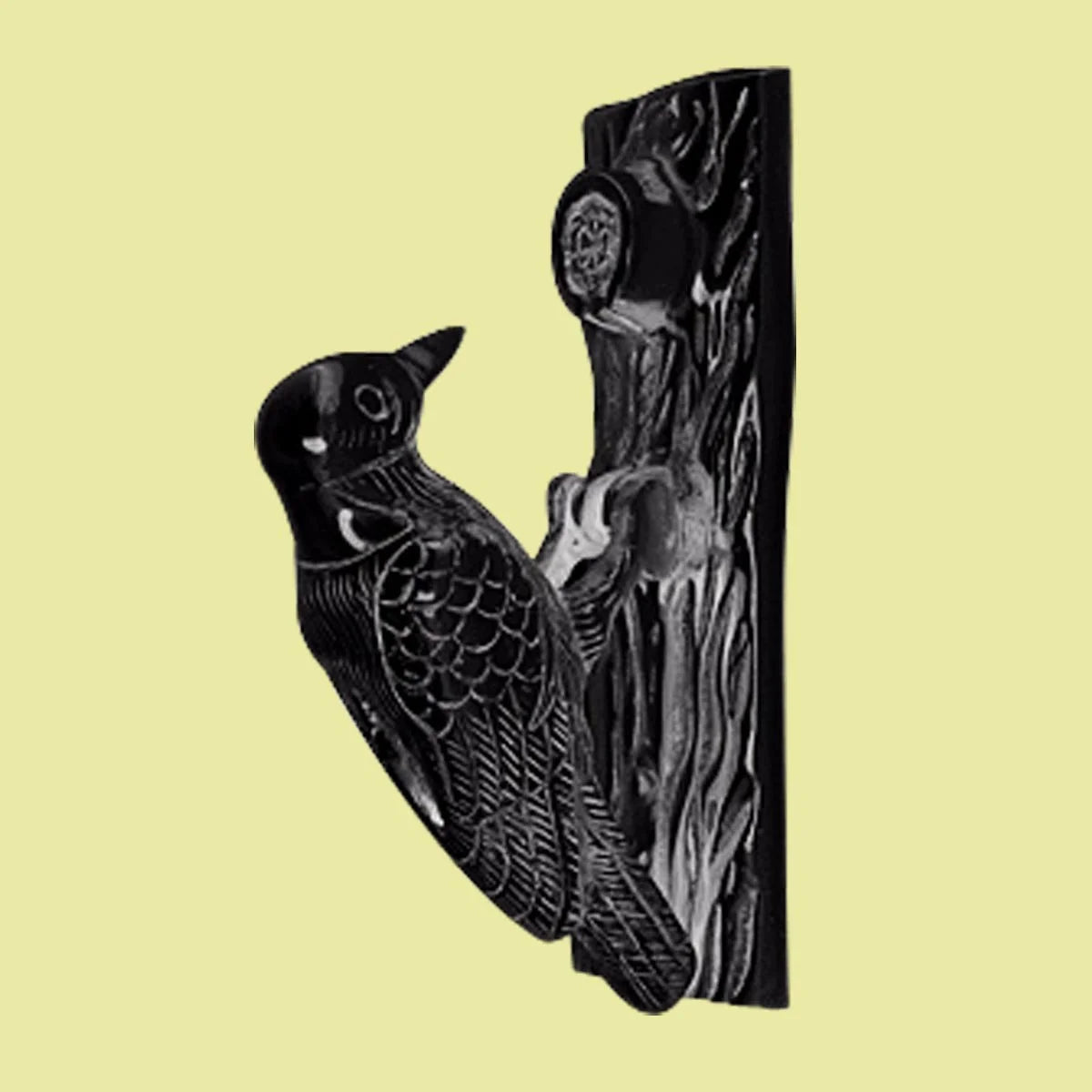 Cast Iron Door Knocker Woodpecker Design 6.5in H7k