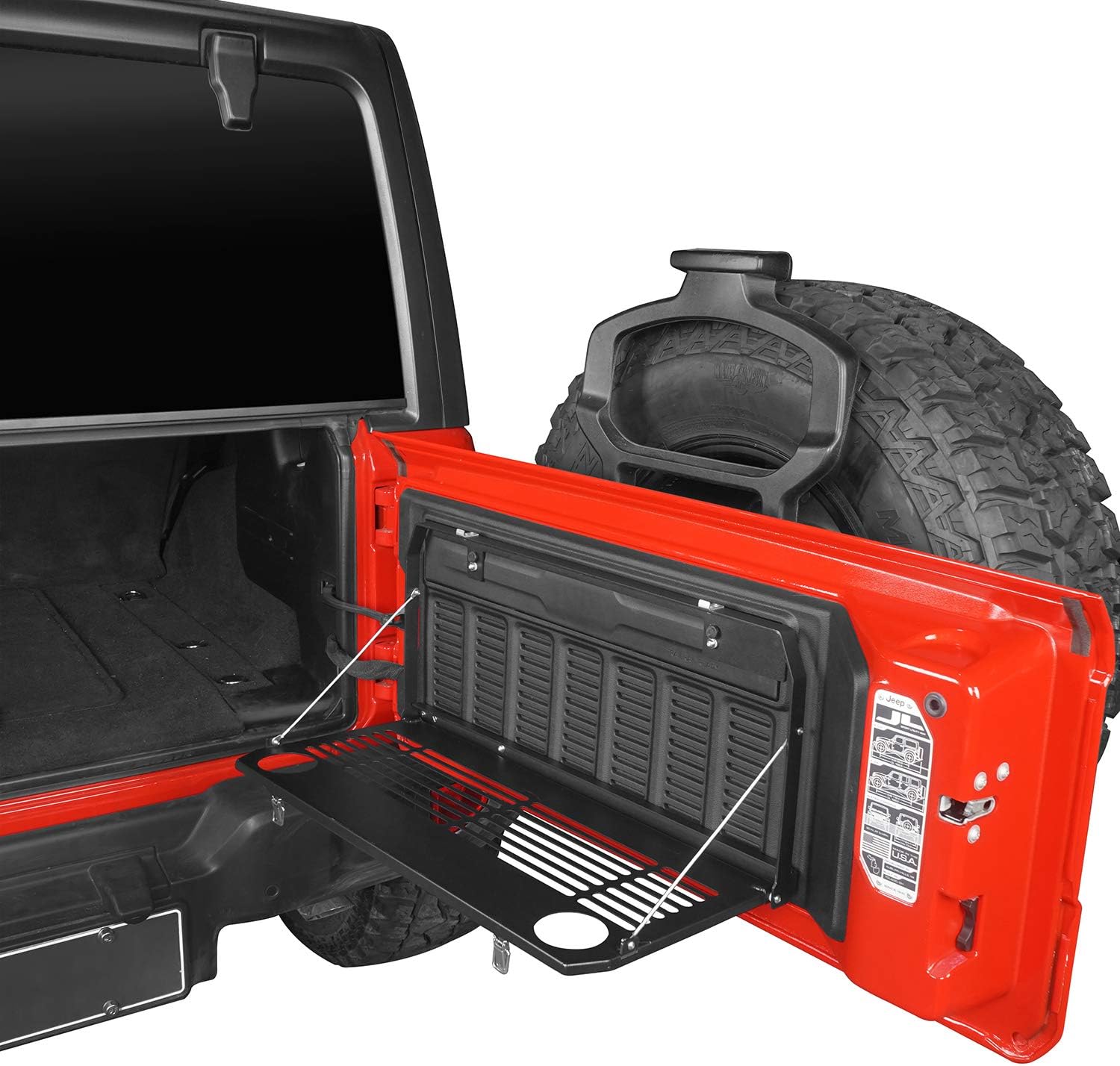 Tailgate Table Foldable Cargo Shelf for Jeep JL Wrangler 2018-2022 k7