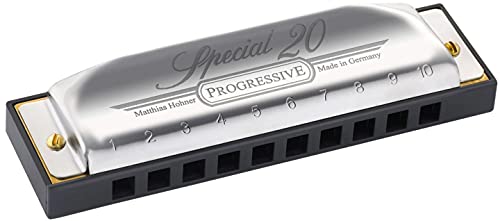 Harmonica Key of B with Case and Manual q7