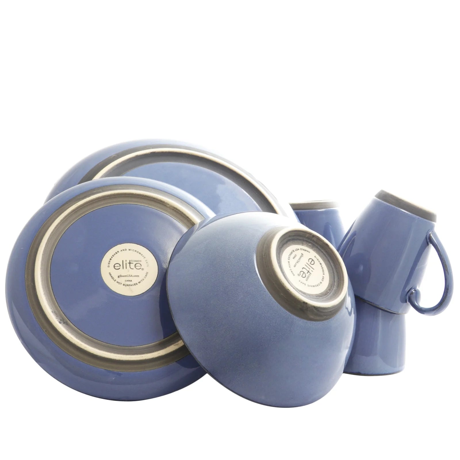 16-Piece Dinnerware Set Blue k7