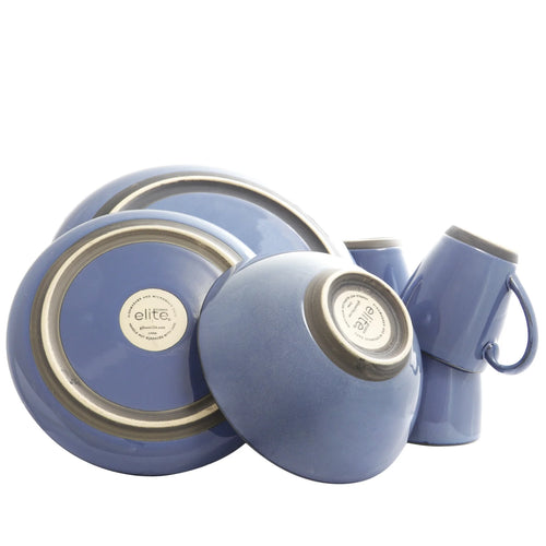 16-Piece Dinnerware Set Blue k7