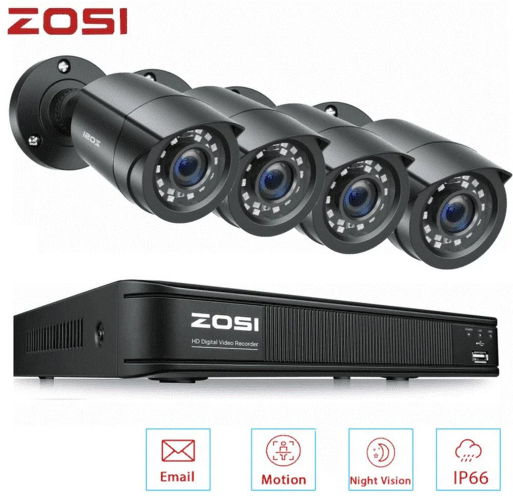 Outdoor CCTV Security Camera System with Night Vision k7