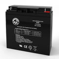 Stanley J5C09 500 Instant 1000 Peak Amp with Com 12V 22Ah Jump Starter Battery - This Is an AJC Brand Replacement