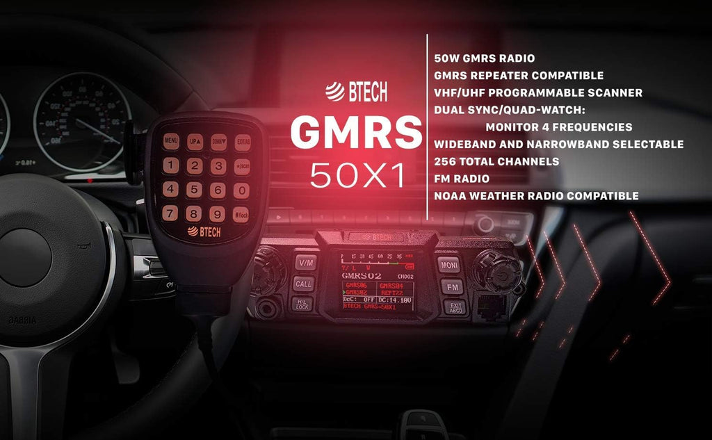GMRS Two-Way Radio with Repeater Capability 7k