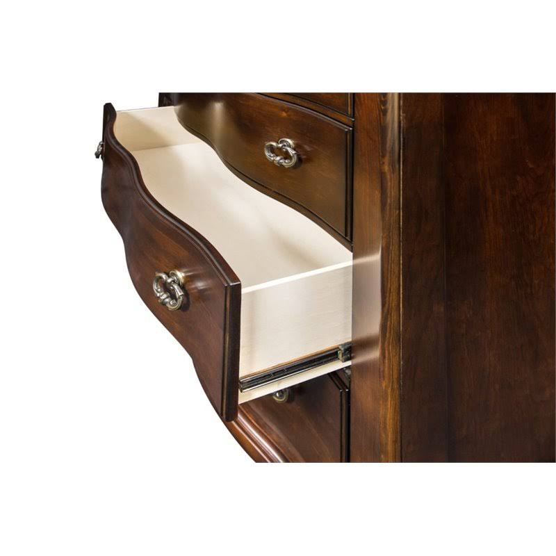 5 Drawer Chest Brown Cherry k7m