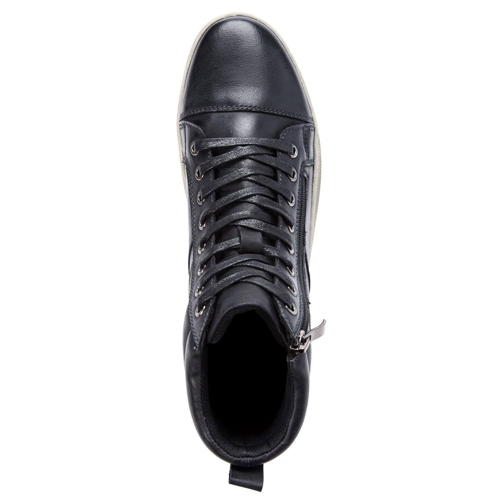 Men's Hi-Top Casual Shoes Black q7