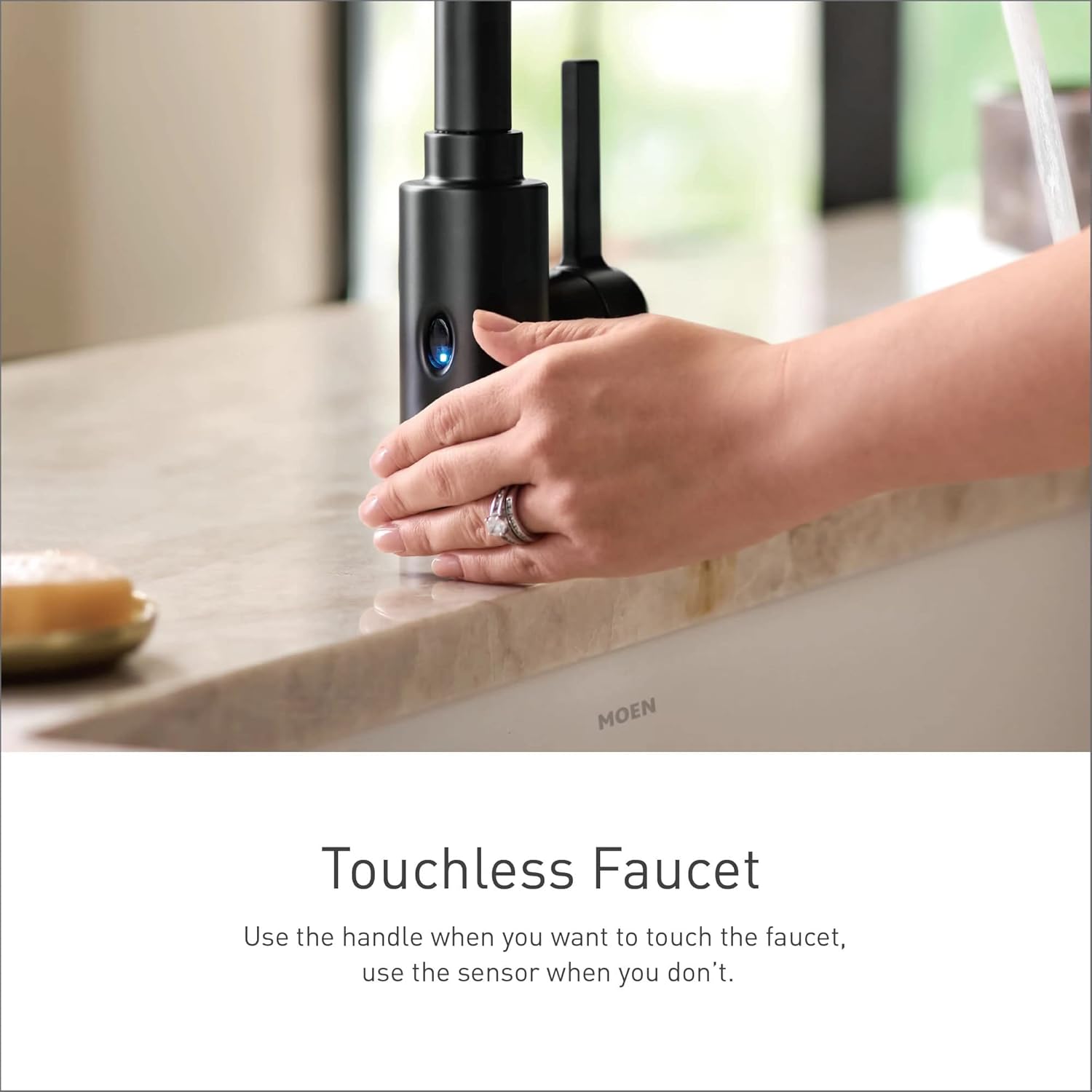 Kitchen Faucet Pulldown Single-Handle Matte Black a7